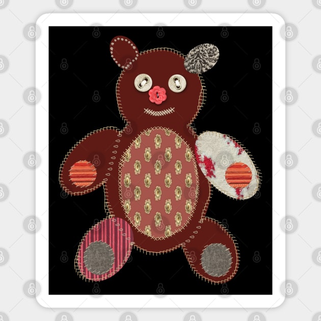 Funny Teddy Cuddly Bear Magnet by BurunduXX-Factory